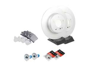 ES#2771405 - 0054201920KT3 - Rear Brake Service Kit - Featuring ATE Rotors And ATE Pads - Assembled By ECS - Mercedes Benz