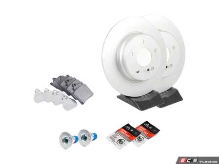ES#2771405 - 0054201920KT3 - Rear Brake Service Kit - Featuring ATE Rotors And ATE Pads - Assembled By ECS - Mercedes Benz