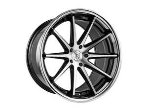 ES#5443812 - 1020105120MA25KT - 20" Rohana RFC10 Wheels - Set of Four - 20x10 ET25 5x120 72.6CB - Machine Black/Chrome Lip - Rohana Wheels - BMW