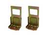 ES#5443824 - 91154206100KT - Window Frame Mount Bracket - Pair - Small metal bracket used in the door/window structure - Hamburg Tech - Porsche