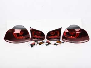ES#5435429 - 5K094105556 - Golf VI LED Taillights *Scratch And Dent* - A complete set of European style LED tail lights with wiring harnesses - Scratch & Dent - Volkswagen