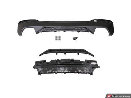 ES#5443846 - G30PDIFF540V1 - Performance Diffuser 540 Cutouts - Type 1 - Transform the rear end of your G30 with the Suvneer Performance Style Type 1 Diffuser. - Suvneer - BMW