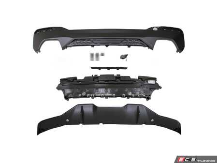 ES#5443849 - G30PDIFF540V2 - Performance Diffuser 540 Cutouts - Type 2 - Redefine the rear profile of your G30 with the Suvneer Performance Style Type 2 Diffuser. - Suvneer - BMW