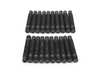 ES#3552559 - LS066060C - Competition Wheel Stud Conversion Kit - Steel Conical Seat Nuts - 60mm Front / 60mm Rear - Set of 20 Black Zinc coated studs and steel conical seat lug nuts - Rennline - Porsche