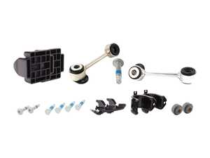 ES#2772040 - 2103230440KT6 - Front Sway Bar Installation Kit - Includes new bushings, brackets, hardware, shims and end links - Assembled By ECS - Mercedes Benz