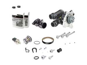 ES#4820335 - 06H121026BA6KT - Water Pump And Thermostat Kit - Includes genuine water pump, thermostat and hardware. - Genuine Volkswagen Audi - Audi
