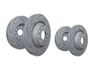 ES#5426225 - bsd1977KT - BSD Blade Brake Rotor Kit -  (340x30 / 300x12) - Upgrade to the uniquely created blade slot designed for improved braking - EBC - Audi Volkswagen