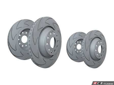 ES#5426225 - bsd1977KT - BSD Blade Brake Rotor Kit -  (340x30 / 300x12) - Upgrade to the uniquely created blade slot designed for improved braking - EBC - Audi Volkswagen