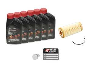 ES#4044954 - ge555401qdspKT - Oil Service Kit - (5W-40) - Includes 5w-40 Genuine oil, filter and drain plug - Genuine Volkswagen Audi - Volkswagen