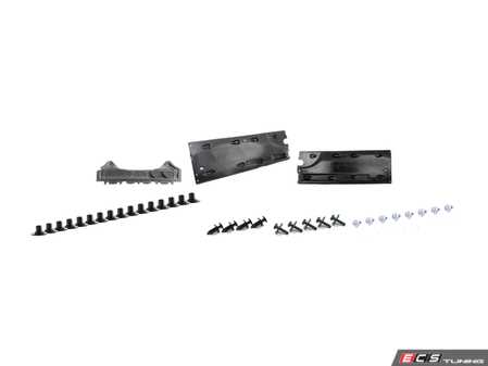 ES#3690509 - 5c6825202KT - Belly Pan Kit - Includes belly pan, underbody protection plates, and necessary hardware - Genuine Volkswagen Audi - Volkswagen
