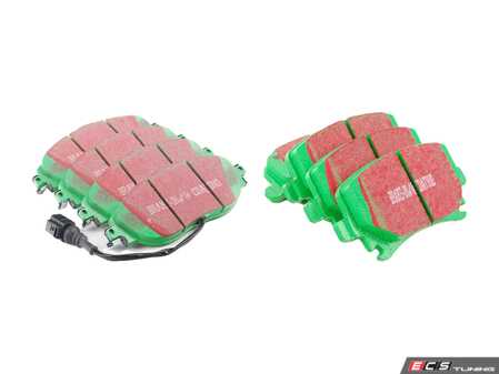 ES#4138935 - dp22127KT1 - Front & Rear GreenStuff Performance Brake Pad Set  - Mildly upgraded composite pad. - EBC - Volkswagen