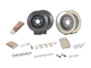 ES#4350045 - 4H0615601HKT7 - Front & Rear Brake Service Kit - Featuring Genuine rotors, pads, and all required hardware - Genuine Volkswagen Audi - Audi