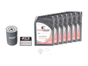 ES#3690494 - 944107201031KT2 - Penn Grade 1 Oil Service Kit (20w-50) - Includes Hengst filter and Penn Grade 1 A40 Spec oil - Assembled By ECS - Porsche
