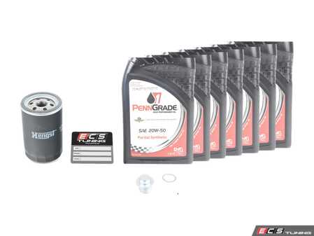 ES#3690494 - 944107201031KT2 - Penn Grade 1 Oil Service Kit (20w-50) - Includes Hengst filter and Penn Grade 1 A40 Spec oil - Assembled By ECS - Porsche
