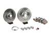 ES#4817809 - 34118054825KT - Front Brake Service Kit - Includes front rotors, pads, wear sensors, and associated hardware. - Assembled By ECS - BMW