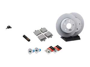 ES#2770031 - 210423101264KT6 - Rear Brake Service Kit - Featuring Genuine Mercedes-Benz Rotors And Pads - Genuine Mercedes Benz - Mercedes Benz