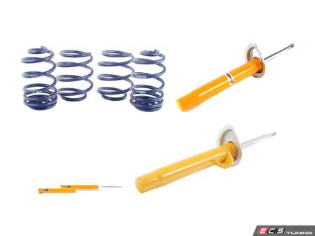 ES#2588153 - 29419CUPKT - Performance Suspension Cup Kit - Sport - Featuring Koni Yellow shocks and H&R Sport lowering springs - Assembled By ECS - BMW
