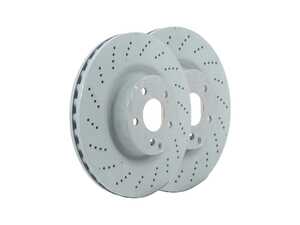 ES#3184134 - 0004211512KT -  Front Brake Rotors - Pair (344x32) - Does not include brake rotor securing screws - Genuine Mercedes Benz - Mercedes Benz