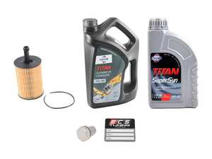 ES#3143759 - 071115562C1KT -  Oil Service Kit  - Includes oil filter and Fuchs 5w-40 oil - Assembled By ECS - Audi Volkswagen