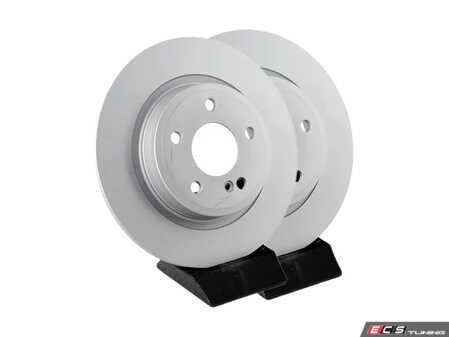 ES#3678588 - 246423011207KT4 - Rear Brake Rotors - Pair (295x10) - Does not include new rotor set screws - Zimmermann - Mercedes Benz