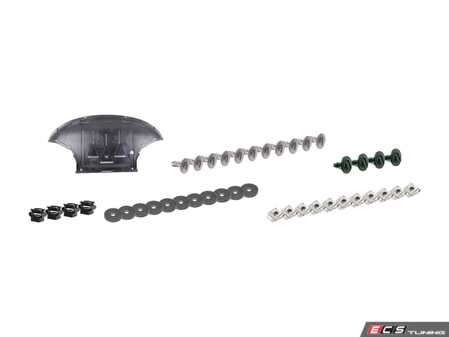 ES#3699155 - 4f0863821kKT - Front Belly Pan & Installation Kit  - Includes a replacement belly pan with all necessary mounting hardware - Genuine Volkswagen Audi - Audi