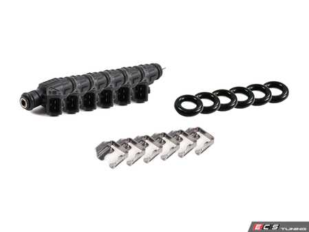 ES#3647682 - 13647830975KT3 - Complete Fuel Injector set - Includes new injector, fuel rail o-ring and injector holder - Genuine BMW - BMW