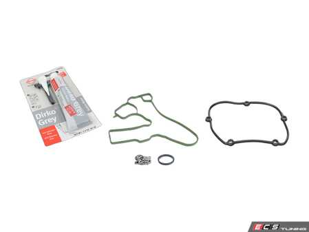 ES#4909163 - D154103A1-KT - Valve Cover Gasket Kit - Everything you need to perform a quality valve cover gasket repair on your TSI - Assembled By ECS - Volkswagen