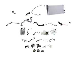 ES#4845722 - F30335CSRL3KT - Cooling System Refresh Kit - Level 3 - Everything you need to totally service your cooling system, including a radiator and belt service. - Assembled By ECS - BMW