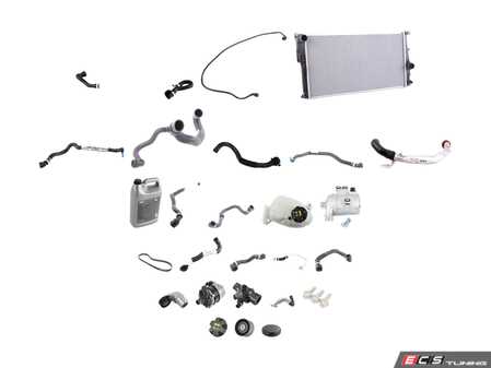 ES#4845722 - F30335CSRL3KT - Cooling System Refresh Kit - Level 3 - Everything you need to totally service your cooling system, including a radiator and belt service. - Assembled By ECS - BMW