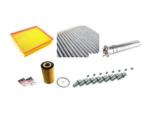 ES#2723099 - E39IN2-1DgKT - "Dry" Inspection II Service Kit - Includes spark plugs and all filters - add your preferred fluids for a complete service - Genuine BMW - BMW