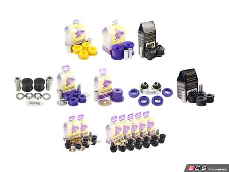 ES#4348835 - pfe9xe8xhndlKT - Powerflex Complete Street Performance Polyurethane Bushing Kit - Designed to maximize suspension performance! - Powerflex - BMW