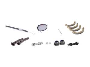 ES#4430004 - 34411165021PKT - Parking Brake Upgrade Kit - Everything you need to service and upgrade parking brake system - easier engagement for both parking and drifting - Assembled By ECS - BMW