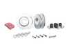 ES#3522091 - 535615301KT5 -  Front Brake Service Kit  - Featuring EBC Ultimax pads and Meyle rotors - Assembled By ECS - Volkswagen