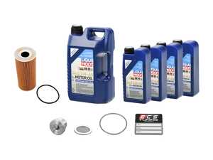 ES#3677685 - 9A110722400KT3 - Liqui Moly Leichtlauf Oil Service Kit (5w-40) - Includes Hengst filter and Liqui Moly Leichtlauf High Tech A40 Spec oil - Assembled By ECS - Porsche
