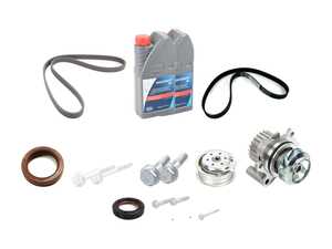 ES#4477609 - 06A198511KT - ECS Tuning Timing Belt Kit - Ultimate Plus - The ECS ultimate + kit just got better. Now with engine seals, motor mount bolts & coolant. - Assembled By ECS - Volkswagen