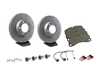 ES#4658278 - 99635140904KT9 - Front Brake Service Kit - Featuring Zimmerman rotors, and Textar pads - Assembled By ECS - Porsche