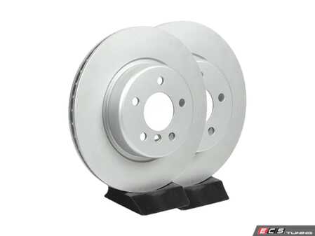 ES#4810643 - 34116794429-P - Front V5 Plain Brake Rotors - Set (330x24) - Precision manufactured and featuring a GeoSpec corrosion-resistant coating - ECS - BMW