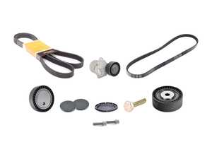ES#4818741 - 11281437369KT3 - Accessory Belt Service Kit - Everything you need to service your belt drive system using high quality aftermarket components - Assembled By ECS - BMW