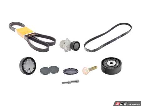 ES#4818741 - 11281437369KT3 - Accessory Belt Service Kit - Everything you need to service your belt drive system using high quality aftermarket components - Assembled By ECS - BMW