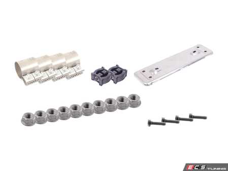ES#2739339 - 18107835960KT1 - Center Exhaust Section Installation Kit - Everything you need to mount a new center exhaust section - Assembled By ECS - BMW