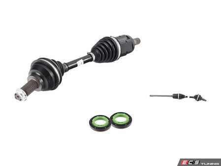 ES#4159567 - 31607503537KT - Front Axle Shaft - Replacement Kit  - Includes left and right axles and hardware - Assembled By ECS - BMW