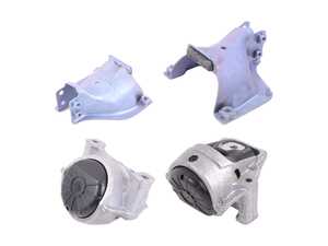 ES#3188389 - 8r0199381abKT - Engine Mount Kit - Eliminate excessive engine vibations - Includes left and right side mounts and retaining plates - Genuine Volkswagen Audi - Audi
