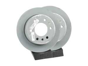 ES#4643374 - 910423020007KT1 - Rear Brake Rotors - Pair (298x18) - Does not include rotor secure screws - Genuine Mercedes Benz - Mercedes Benz