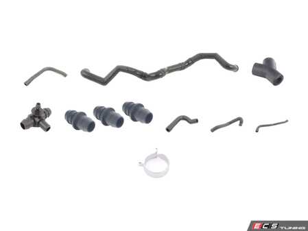 ES#2770048 - 1190901982KT2 - Oil Separator And Emissions Service Kit - Includes URO hoses, connectors, and OEM clamps - Assembled By ECS - Mercedes Benz