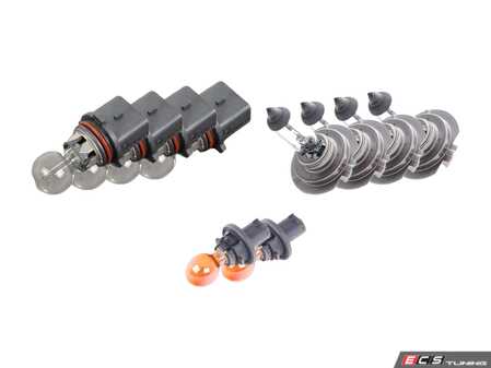 ES#2607931 - N10737301KT - Halogen Headlight Bulb Refresh Kit - Keep your exterior lights shining bright with a complete set of headlight bulbs - Genuine Volkswagen Audi - Audi