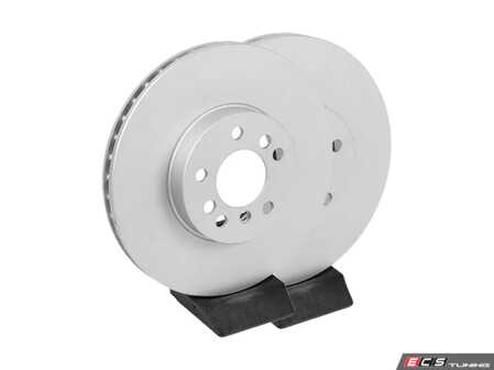 ES#4669121 - 34116859679-P - Front V5 Plain Brake Rotors - Set (332x30) - Precision manufactured and featuring a GeoSpec corrosion-resistant coating - ECS - BMW