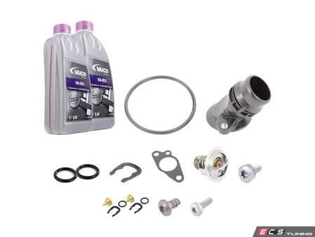 ES#2592485 - 06H121121JKT - Cooling System Refresh Kit - Level 1 - Replace your thermostat and temp sensors with one kit! - Assembled By ECS - Audi