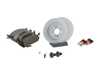 ES#2762546 - 1634201220KT1 - Front Brake Service Kit - Featuring ATE Rotors And Pads - Assembled By ECS - Mercedes Benz