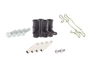 ES#2770060 - 3a0615301aoeprkt - Front Pad And Rotor Installation Kit - Stage 1 - Restore both calipers while installing new pads and rotors - Genuine Volkswagen Audi - Volkswagen