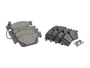 ES#4493002 - 8w0698151afKT - Front & Rear Premium Low-Met Brake Pad Set - Quality brake pads from an original equipment supplier - Brembo - Audi